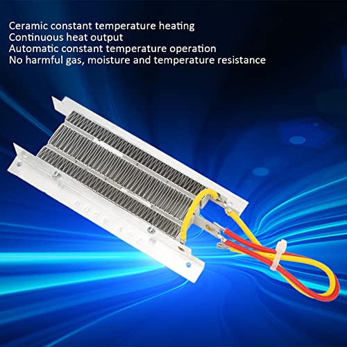 24V 400W 150B2 PTC Ceramic Air Heater, PTC Air Heater, Insulated Ceramic Air Heating Component with PTC Thermistor for Heating Objects and Dehumidifying Space
