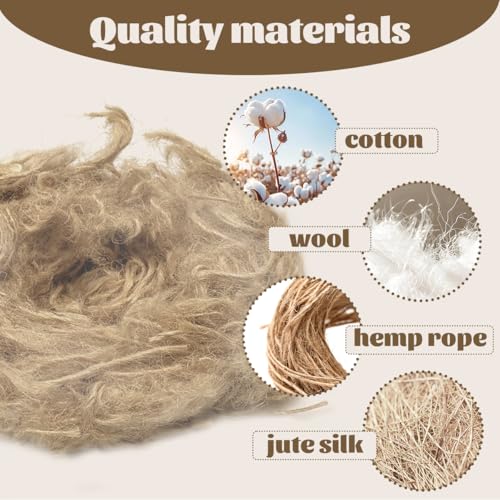 Bird Nesting Material,1.4 oz/40 g,for Hummingbird Finch | Natural Blend Parakeet Nesting Material,for Canaries,Parrots,Wild Birds
