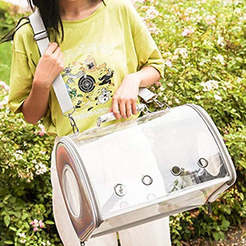 Bird Carriers Portable Bird Carrier Transparent Breathable Travel Cage Tote Bag Parrot Handbag Outdoor Pet Travel Houlder Bag 1Pcs