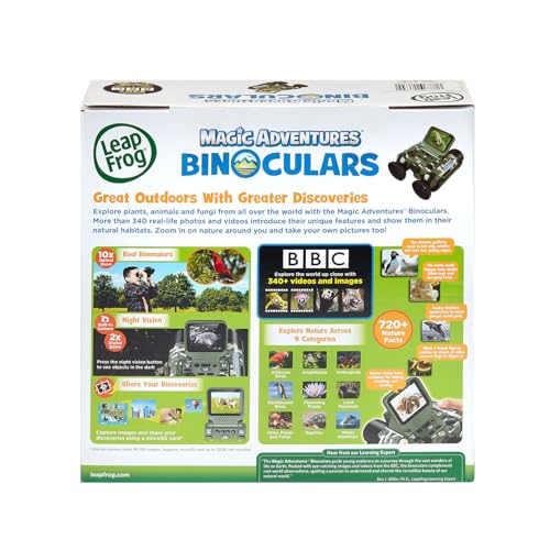 LeapFrog Magic Adventures Binoculars with Screen Capture, Night Vision, Camo - color: Camouflage