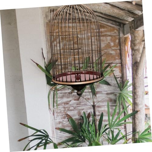 Toyvian Bird Cage Bottom Tray Replacement Waterproof Bird Toilet Pan for Parrots Non-Leak Poop Holder Easy to Clean - color: Coffee