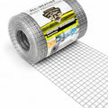 Hardware Cloth 1/4 Galvanized Wire Mesh Roll 4'' x 10' (23 GA), Chicken Wire Fence for Pens, Coops, Rabbit/Snake Fences, Supports Poultry Netting Cage Fence - size: 1/4" 23ga 4in x 10ft