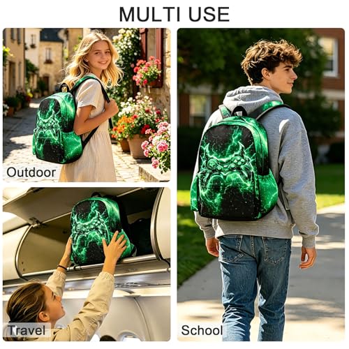 Game Kids Backpack School Backpack Teens Bookbag for Girls Boys Hiking Camping Travel Sports - color: Game
