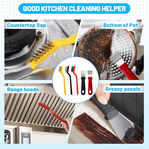 16Pcs Crevice Cleaning Brush Set, Hard Bristle Scrub Brushes for Gaps | Deep Cleaning Window Groove, Cleaning Brush for Sliding Door, Sill, Tile Lines, Shutter, Corner, Sink, Teapot, Bottle - color: 16 Pcs