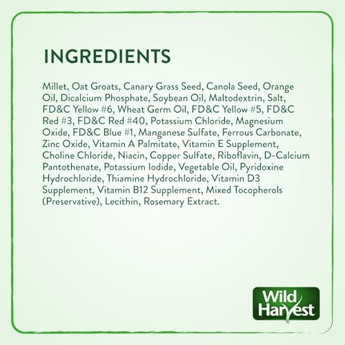 Wild Harvest Daily Blend for Parakeet, Canary, Finch & Small Birds, 2 Pounds - size: 2 Pound (Pack of 1)