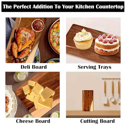 Acacia Wood Egg Holder for 18 Eggs, Rustic Countertop and Refrigerator Storage Tray, Farmhouse Kitchen Organizer with 1.5" Holes, Easy Clean Deviled Plates for Easter Decor,11.5" x 5.75" (1)