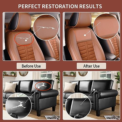Besezx Leather Repair Patch Tape Kit, Self Adhesive Leather Repair for Furniture, Couch, Sofa, Car Seats,Office Chair,Vinyl Repair Kit.3.1inx60in - color: White, size: 3.1 in x 60 in