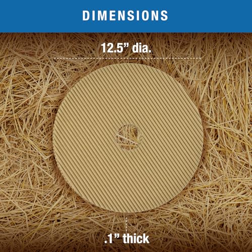 Brinsea Cardboard Hatching Mat for Maxi Egg Incubators, Pack of 6 | Authentic Brinsea Maxi 24 Incubators liner; textured, disposable floor covering helps chicks grip safely during hatching - size: Maxi, 24 Eggs