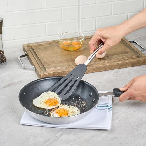 Restaurantware Black Silicone Fish Egg Turner Spatula - size: Silicone Fish/Egg Spatula