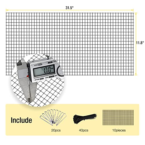 Aivituvin Chicken Coop Chicken Wire Netting Barrier Poultry Fence Keep Your Flock Safe from Predators