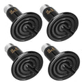 HealSmart 75W Reptile Heat Lamp Ceramic Heat Emitter, No Light Emitting Heat Bulbs, Suitable for Snake/Lizard/Spider, Plant Growth and Incubating Chicken, 4-Pack - size: 75W, style: 4 Pack