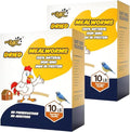RANZ 20LBS Non-GMO Dried Mealworms for Chickens, High Protein Meal Worms, Premium Chicken Feed, Whole Large Mealworms for Blue Birds, Ducks, Fish - size: 20 Pound (Pack of 1)