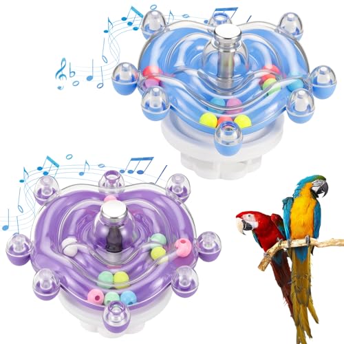 2 Pcs Bird Toys for Parakeets Budgie Toy Fun Parakeet Toys | Chewing Exercisers, Bird Cage Toy for Budgies Cockatiels