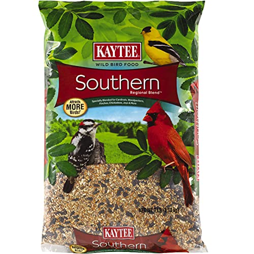 Kaytee Southern Regional Wild Bird Blend, 7-Pound Bag - size: 7 Pound (Pack of 1), style: Southern