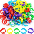 100Pcs 25mm Extra Large Turkey Leg Bands Goose Leg Bands Poultry Identification Leg Bands Rings 8/16/20/25mm - size: 25mm - 100Pcs