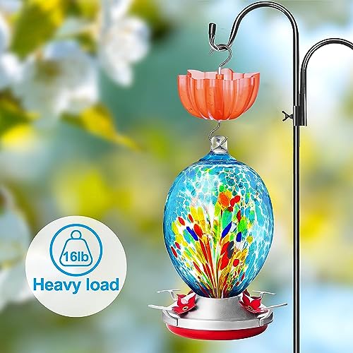 Ant Moat for Hummingbird and Oriole Feeders to Guard Against Ants Protecting the Sugar Nectar Water, Cleaning Brushes Included (Red 2 Pack)