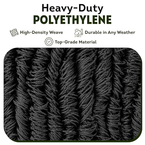 Heavy Duty Bird Netting for Chicken Coops & Runs | Keep Hawks, Birds & Predators Away | Hawk Netting 1.5 mm Thickness - Mesh 2"x2" | Aviary Net (25 x 25 ft) - size: 25 x 25 ft