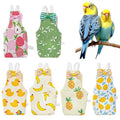 6Pcs Bird Diaper - Reusable Parrot Diapers with Waterproof Inner (Medium) | Washable Pet Bird Diapers for Budgie Lovebird Parakeet Canary