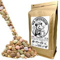 Porch Party Mix™ Raccoon and Opossum Food Wildlife Treat Blend for Backyard Feeding with Marshmallows Beef Chicken Lamb Ocean Fish and Peanut Butter Puffs (3 lb Pouch) - size: 3 Pound (Pack of 1)