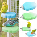 2 Pcs Bird Beak & Claw Trimming Stone, Rough Pumice Perch for Small Birds | Non-Slip Rough Pumice Stone Perch for Beak & Claw Trimming, Ideal for Cockatiels, Lovebirds, Conures & Small Birds