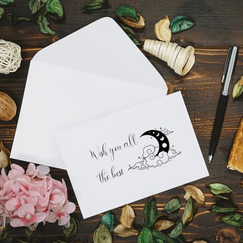 Moon Clear Silicone Stamps - Transparent Rubber Stamps for DIY Embossing, Card Making, Album & Paper Crafts - color: Moon and Divination
