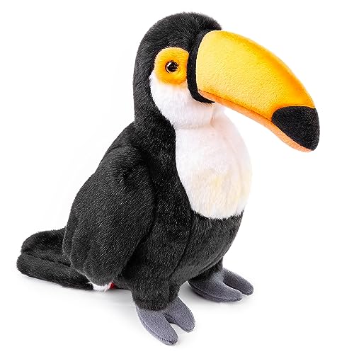 Toucan Plush Toy - Realistic 11.5inch Black Toucan Stuffed Animal, Cute Bird Toucan Plush as Gift for Your Friends - style: Toucan