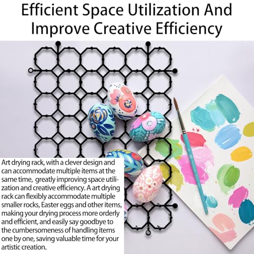 20 Pcs Craft Drying Rack, Eggs Drying Rack, Rock Drying Rack for Classroom Crafts Rocks and Egg Painting Perfect for Painting DIY Crafts and Other Small Arts and Crafts