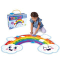 Peaceable Kingdom Jumbo Rainbow Floor Puzzle 35 Pieces | A 35-piece floor puzzle that builds focus and patience. Ages 3+. - style: Rainbow