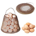 Egg Basket, Collapsible Mini Storage - Can Easily Load Eggs for Carrying and Collecting Eggs, Easy Washing, and Fast-drying, Country Primitive Farmhouse Style (Big) - color: Big
