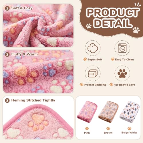 Dog Cat Small Animal Puppy Playpen Crate with 2 Blankets, Large, Pink - color: Blanket Pink, size: Large (38"L x 38"W x 23"H)