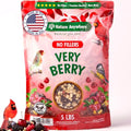 Very Berry Wild Bird Seed for Outside Feeders, Fruit Nut Bird Food, 5 lb | bird seeds for outside wild birds, dried fruit and berries with sunflower hearts, no milo or fillers, made in USA