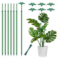 Extendable Plant Stakes,Length Scalable From17.5to30.1IN Plant SupportStake | 7Pack Orchid Sticks with Clips for Indoor Outdoor,Garden Stakes for Plant, Tomato, Vegetables, Monstera, Vine, Potted Plants - size: 30.1Inches 7Pack