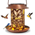 Cardinal Solar Bird Feeder Outdoor Waterproof Hanging Garden Decor | gift for women mom waterproof hanging solar lantern for yard patio christmas birthday daily decor - style: Cardinal
