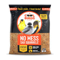 Cool Birds No Mess Sad Squirrels Hot Bird Seed, 10 lb | Spicy shell-free blend of peanuts, sunflower hearts & chili pepper oil – Birds can't detect heat, critters can