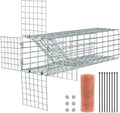 One Way Squirrel Door Excluder, Humane Squirrels, Chipmunks Contactless Excluder, for Outdoor Spaces Like Attics, Chimneys - Includes Full Installation Kit