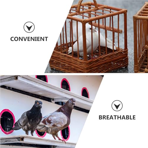POPETPOP 10 Pcs Bird Nesting Pads, Coconut Palm Silk Pigeon Nest Mat, Bird Nesting Material, Parrots Nesting Box Pads for Pet Parakeet Breeding Hatching, Pigeon Supplies (Pack of 2) - size: 15.00X15.00X0.80CM (Pack of 2)