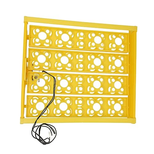 Egg Incubator Tray, Multifunction Automatic Egg Turner Incubator Tray Eggs Automatic Egg Turner Turning Tray for 16 Duck Eggs 16 Eggs 72 Quail Eggs Incubation (DC12V) - size: DC12V