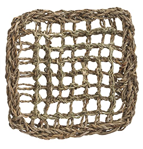 Super Bird Creations SB50001 Seagrass Mat for Cage Decor, Pet Enrichment and Boredom Relief - Versatile Toy-Making Base - Ideal for Parrots - Small to Large Birds & Reptiles - 7"x7" (1 Pack) - size: 7"x7" (1 Pack)