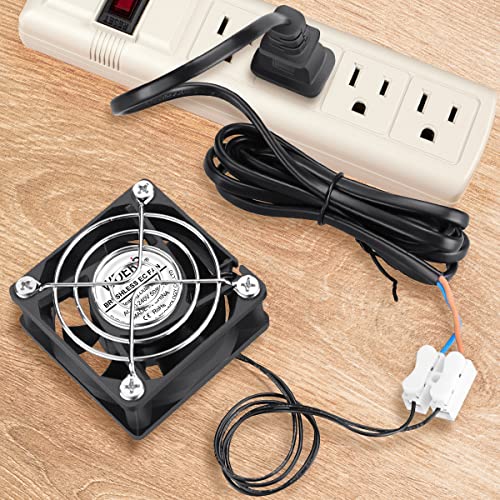 EC 60mm x 25mm Mini Muffin Fan Axial AC 110v 120v 220v 240v Dual Ball for DIY Small Electronic Equipment Cooling Doorways Ventilation Exhaust Projects - style: 60mm x 25mm