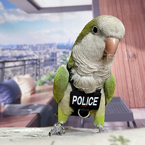 Bird Clothes Parrot Diapers Bird Flight Suits, Reusable Waterproof Diapers pet Bird Supplies (M)