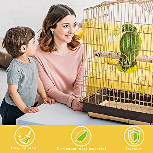 6 Pieces Bird Cage Food Holder Parrot Fruit Vegetable Clips Bird Cage Feeder Clip for Budgie Parakeet Cockatoo Macaw Cockatiel Conure | Clip On Cage Bars, Holds Fruit Veggie Greens, Fits Budgie Cockatoo Macaw Conure, Spring Grip Feeder, 6 Pack
