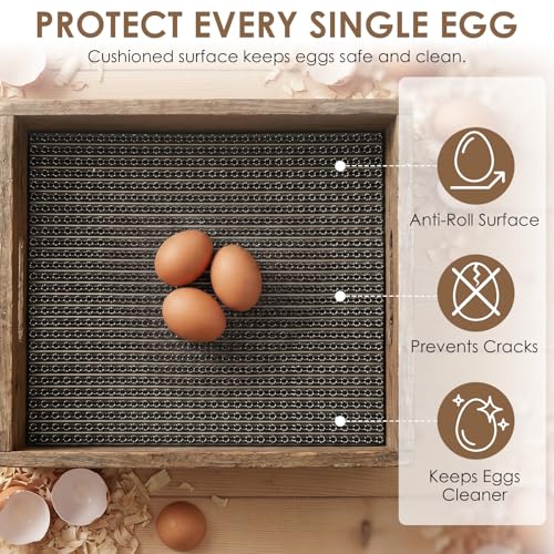 16 Pcs Washable Chicken Nesting Pads Bulk 11.8''x13.8'' Reusable Chicken Laying Pads for Coop Bedding Ultra Soft Artificial Nesting Box Pad for Pets, Garden Outdoor(Grey) - color: Gray
