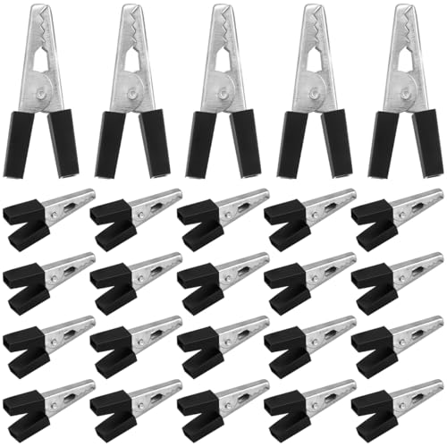 Totority Bird Cage Clips 20Pcs Heavy Duty Iron Safety Door Lock, Escap-Proof Cage Trigger Hooks for Parakeets, Parrots, Lovebirds & Small Animal Enclosures, Rust-Resistant Pet Accessories