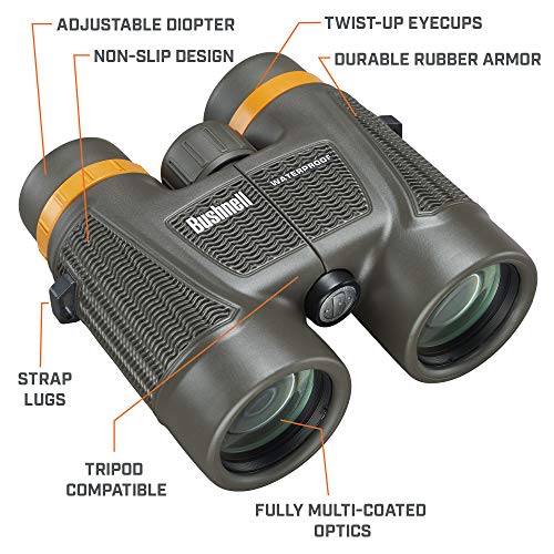 Bushnell H2O Xtreme 10x42 Waterproof Binoculars | Fully Multi-Coated Lenses, Anti-Fog, Optics for Hunting, Birdwatching, Fishing, Boating & Travel