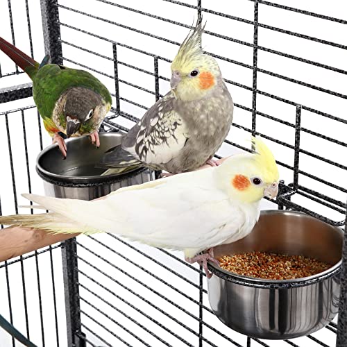 Yaheetech 68-inch Rolling Play Top Large Parrot Bird Cage for African Grey Cockatiel Conure Lovebird Parakeet Budgie