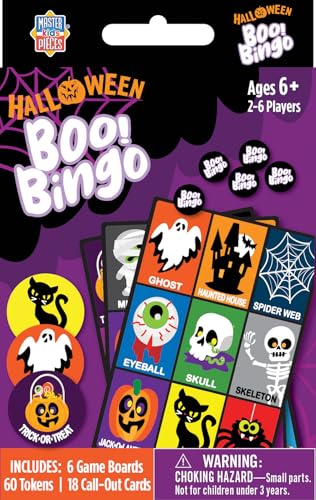 Masterpieces Family Games - Halloween Boo! Bingo Game - style: Halloween