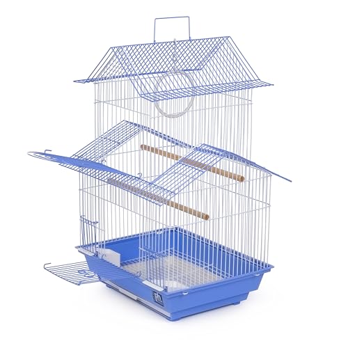 Prevue Hendryx SP1720-2 Shanghai Parakeet Cage, Blue and White - color: Light Blue