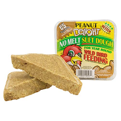 C&S Peanut Delight No Melt Suet Dough, 12/pack 11.75 Ounces - style: Peanut 12-Pack