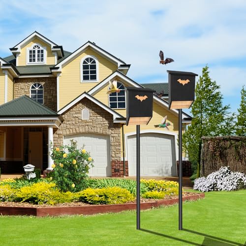 15 Ft Telescoping Bat House Pole Adjustable with Ground Socket | Adjustable Purple Martin Bird House Pole, Bat Houses Kit Outdoors With Ground Socket, Bird Feeder Poles Heavy Duty Outdoor
