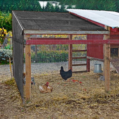 winemana 40% Black Shade Cloth, 6.6 x 6.6 FT Durable Mesh Tarp with Grommets, Resistant Garden Sun Shade Netting, Shading Antifreezing for Pergola, Greenhouse, Plants Growing, Chicken Coop - size: 40%-6.6 FT x 6.6 FT